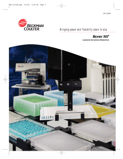 Biomek NXP Laboratory Automation Workstation