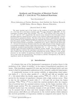 Synthesis and Properties of Heaviest Nuclei with Z = 114