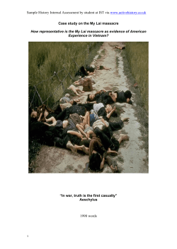 Sample History Internal Assessment by student at IST via www