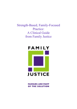 Strength-Based, Family-Focused Practice: A
