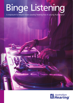 Is exposure to leisure noise causing hearing loss in young