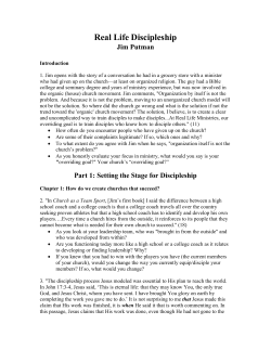 Real Life Discipleship - Heartland Church Network