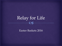 Easter Baskets 2016 - BayPort Credit Union