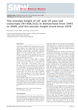 The average height of 18- and 19-year