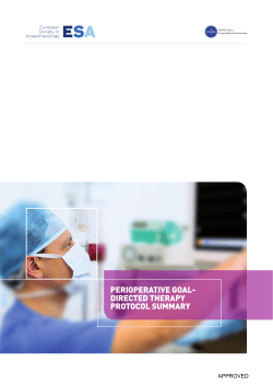 ESA PGDT Protocol Summary