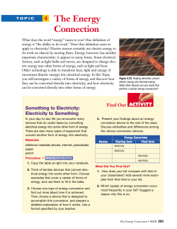 Unit 4 Electrical Principles and Technologies