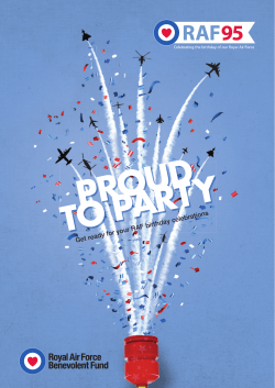 Get ready for your RAF birthday celebrations