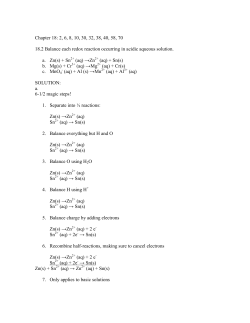chemistry 152 course information