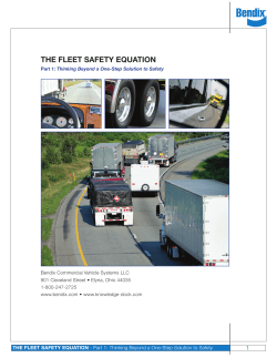 THE FLEET SAFETY EQUATION