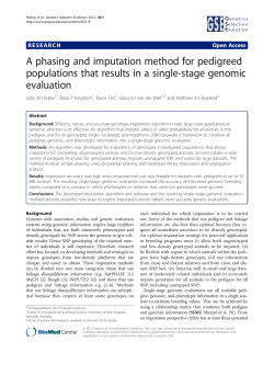 A phasing and imputation method for pedigreed populations that
