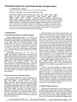 Theoretical search for small linear doubly charged anions