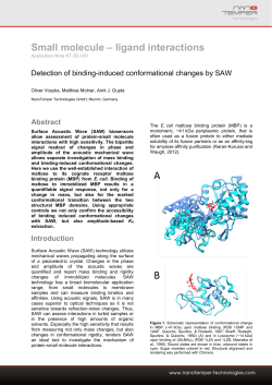 Protein-Protein Interaction Analysis in Different Buffer