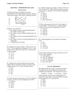 Chapter 6 Practice Problems Page 1 of 3 CHAPTER 6