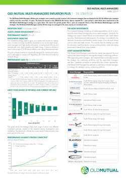 old mutual multi-managers inflation plus 1