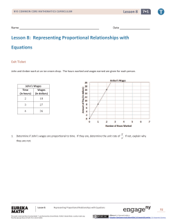 Lesson 8: Representing Proportional Relationships with Equations
