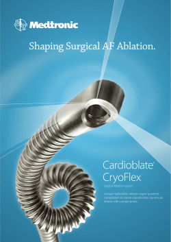 Cardioblate&reg; CryoFlex