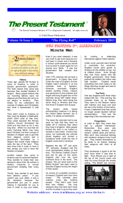 Minute Men - Truth House Ministry Church