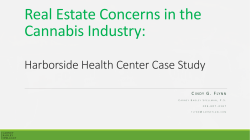 Real Estate Concerns in the Cannibis Industry
