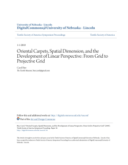 Oriental Carpets, Spatial Dimension, and the Development of Linear