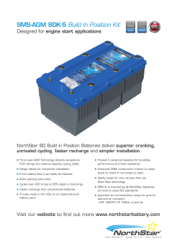 SMS-AGM 8DK-S Build In Position Kit