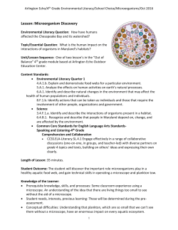 Microorganism Discovery