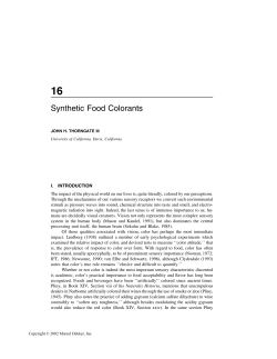 Food Additives, Second Edition Revised and Expanded