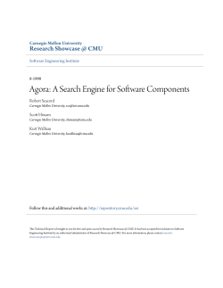 Agora: A Search Engine for Software Components