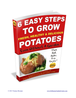 Potato Growing - Killarney Garden Centre