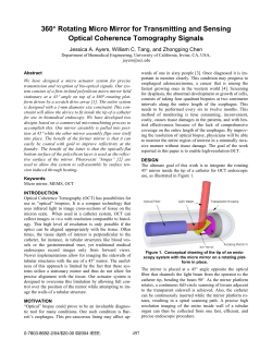 360&deg; ROTATING MICRO MIRROR FOR TANSMITTING AND