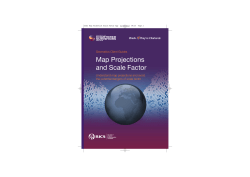 Map Projections and Scale Factor - Society of Chartered Surveyors