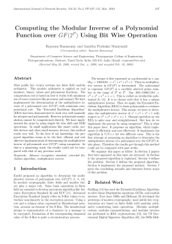 Computing the Modular Inverse of a Polynomial