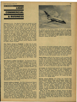 Jetstream C of A The Board of Trade has pointed out