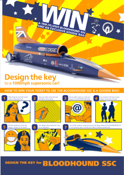 Design the key - Bloodhound SSC