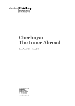 Chechnya: The Inner Abroad