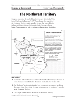 The Northwest Territory