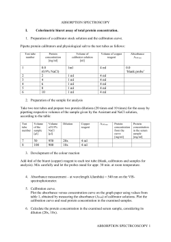 ABSORPTION SPECTRCOSCOPY 1 ABSORPTION