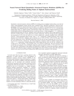 Neural Network Based Quantitative Structural Property Relations