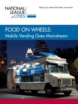 Food on Wheels - National League of Cities