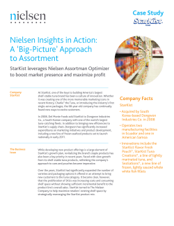 Nielsen Insights in Action: A `Big