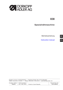 838-M instruction manual