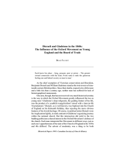 Disraeli and Gladstone in the 1840s: The