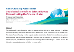 Abstract The seminar will briefly discuss the nature of science and