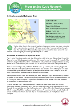 Scarborough to Highwood Brow - North York Moors National Park