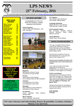 04LPSNewsletter25022016 - Leongatha Primary School