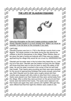 the life of olaudah equiano