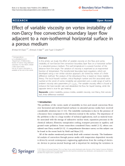 Effect of variable viscosity on vortex instability of non