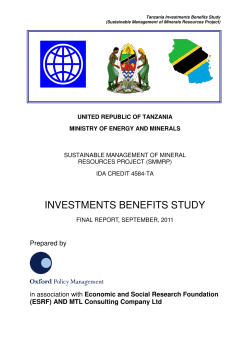 Investment Benefits Report