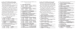 B-LEVEL PROGRAMMING INSTRUCTIONS