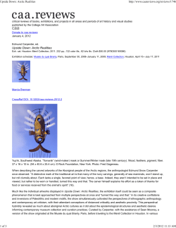 Upside Down: Arctic Realities