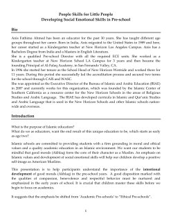 People Skills for Little People Developing Social Emotional Skills in